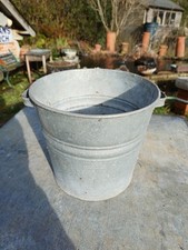 Galvanised Bucket With Handles