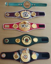 WBC WBA WBO IBF IBO Championships Boxing Belt Mini/Brand New 5 Mini Belts