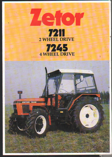 Zetor 7211 and 7245 - and,