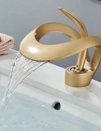 Hollowed gold waterfall - hollowed,