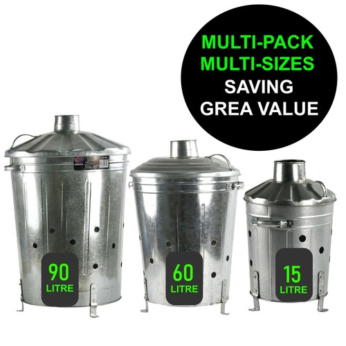 Garden rubbish fire bin - rubbish,