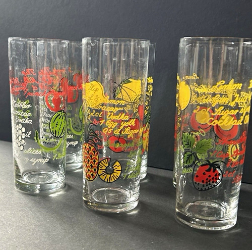 Set vintage retro fruit - vintage/retro,