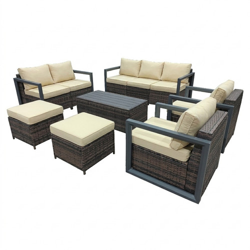 Rattan sofa set - sofa,