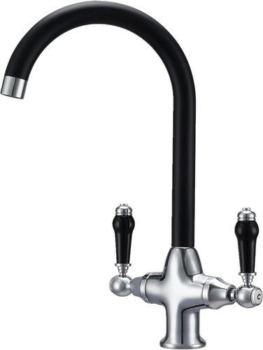 Matte black chrome kitchen - matte,