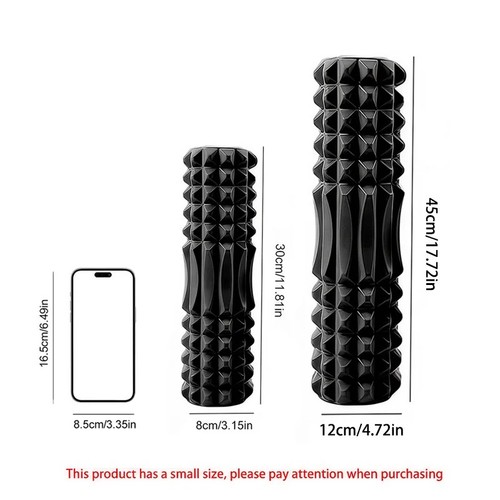 Foam fitness roller for deep - foam,