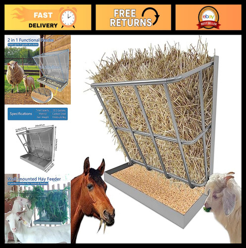 Goat hay feeder 22 - goat,
