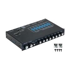 7 Band Car Audio Equalizer Black Frequency Adjustable Car Graphic Equalizer