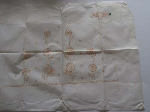 Vintage embroidery transfer