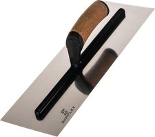 Skimflex Plastering Trowel Cork | Pro Skimming Tool | Stainless Finishing Blade