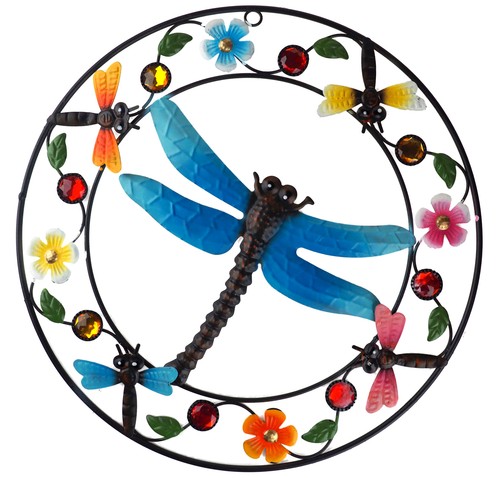 Large 35cm dragonfly - dragonfly, round