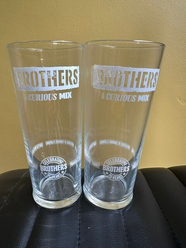 New brothers pint glasses - new,