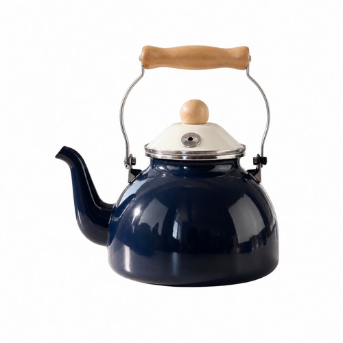 Enamel kettle with whistle - enamel,