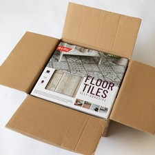 30.48cm x 30.48cm (1sqm) Washed Oak Planks peel and stick vinyl floor tiles