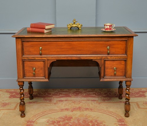 Antique solid oak leather - solid,