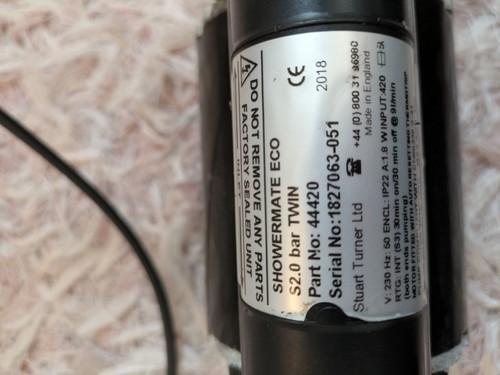Showermate eco pump - eco,