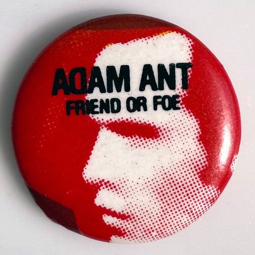 Vintage 1982 adam ant button - 1982,
