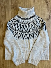 H&M Fairisle Roll Neck Jumper
