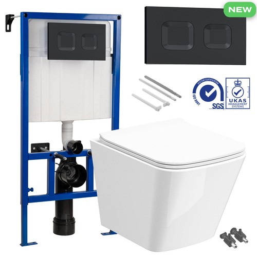 Square rimless wall - rimless,