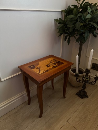 Italian inlaid musical wooden - italian,