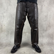 RALPH LAUREN Black Label Brown Waxed Jeans