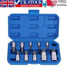 10Pcs Spline Socket wrench Set