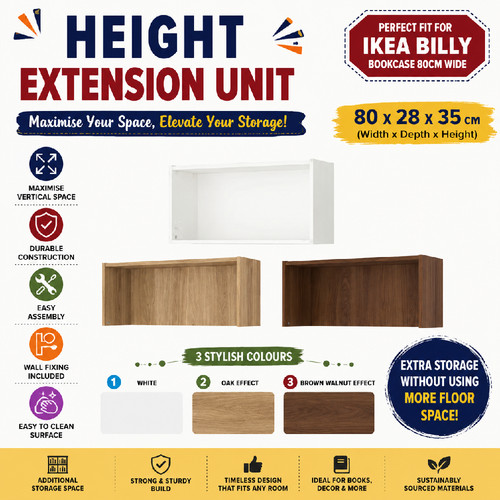 New ikea billy bookcase height - billy,