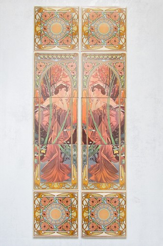 Stovax alphonse mucha evening - stovax,