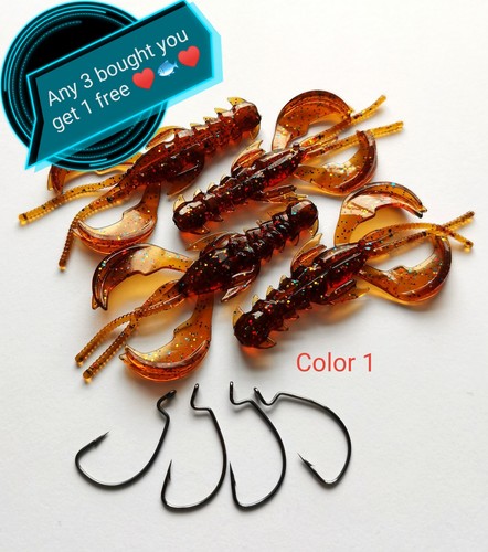 5cm crayfish insect - crayfish, 4x