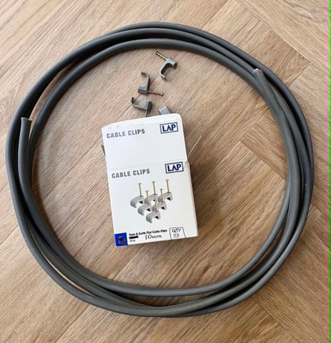 Cooker wire grey 6mm - grey, 6mm²
