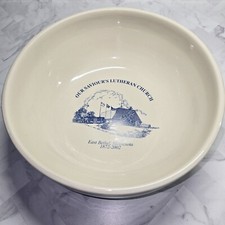 Our Savior's Lutheran Church Pottery Bowl East Bethel MN 10.75" By Dart Pottery