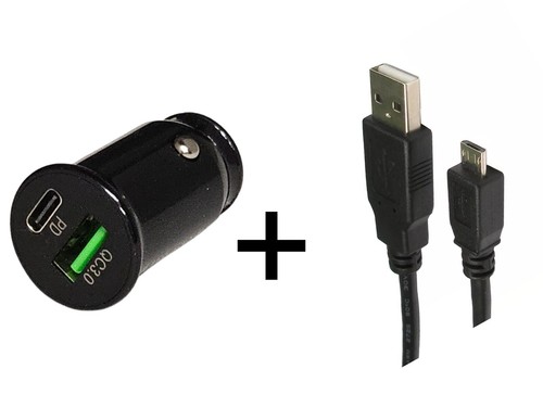 Dual port car charger plug - car, &