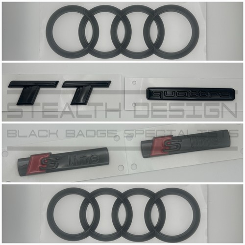 Gloss black audi - black, quattro