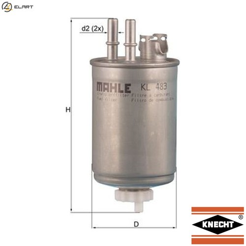 Fuel filter 483 for ford - filter,