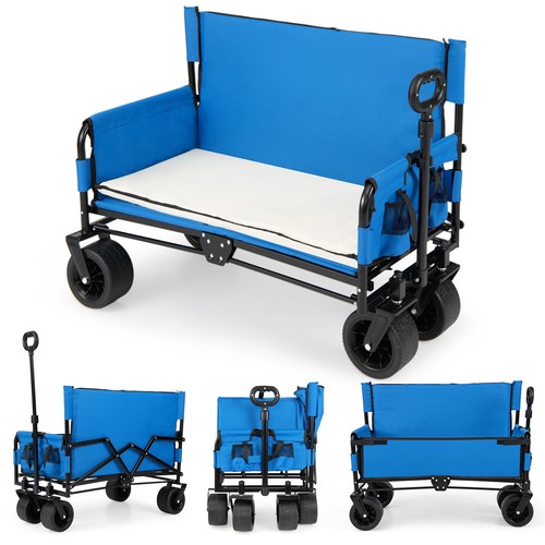 Costway wagon bench - 2-in-1,