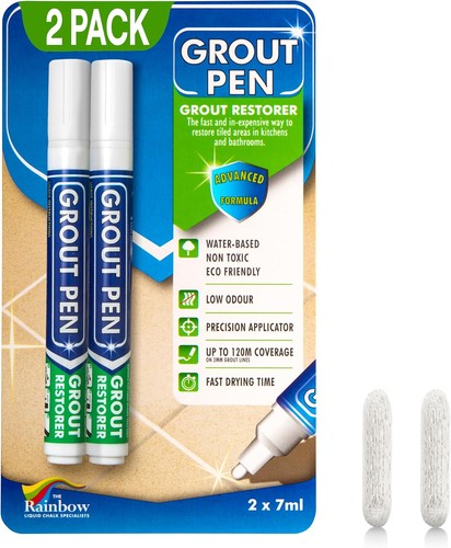 White grout pen for - white,
