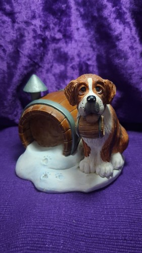 Bernard dog barrel snow - *st,