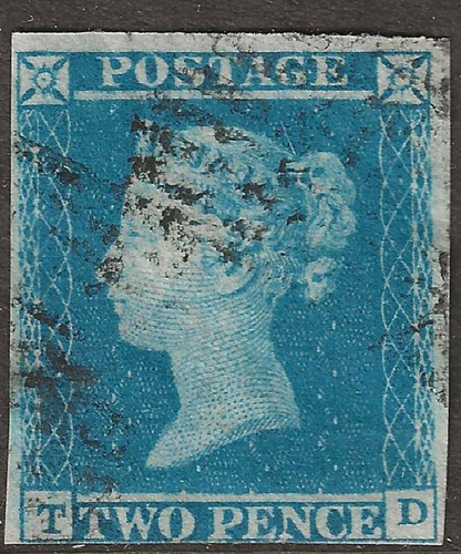 1849 two penny blue - gb,