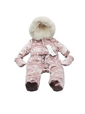 Baby Snow Suit Quilted Pink By Fred & Flow Up To 3 Months Brand New With Tags 