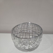 7” Cut Glass Crystal Rose