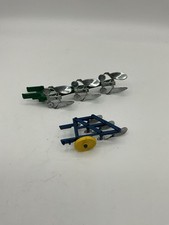 Bundle of 2 Britains Vintage Ploughs 4Furrow Ransomes And 2 Furrow BB1