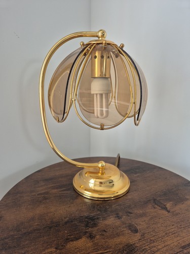 Vintage small lamp gold - ,