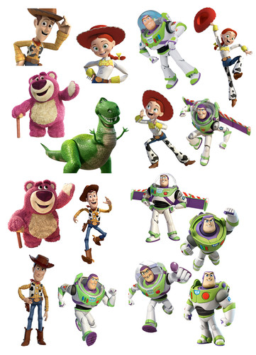 Toy story character sticker - toy,