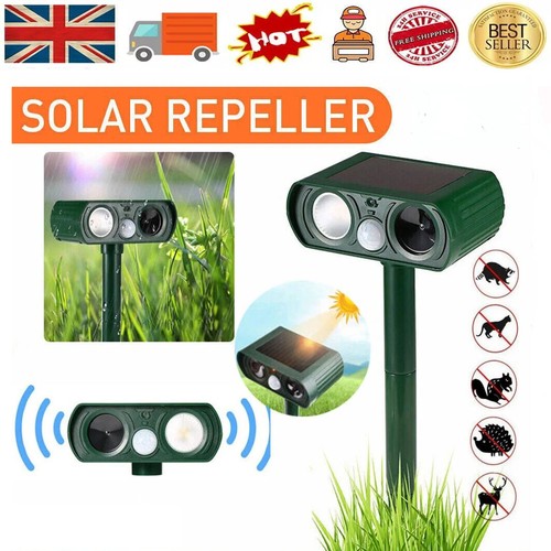Ultrasonic solar cat dog - ultrasonic,