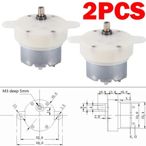2pcs high torque 12v motor - 2pcs,