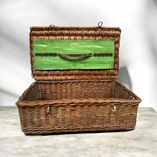 Coracle wicker leather - wicker, &