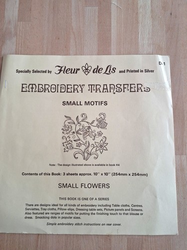 Vintage embroidery transfers - vintage,