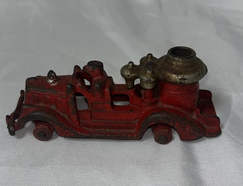 Vintage cast iron hubley fire - cast,