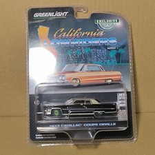 greenlight 1973 cadillac coupe deville green machine