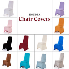 1-150pcs Chair Covers Dining Spandex Slip Seat Cover Wedding Anniversary Party