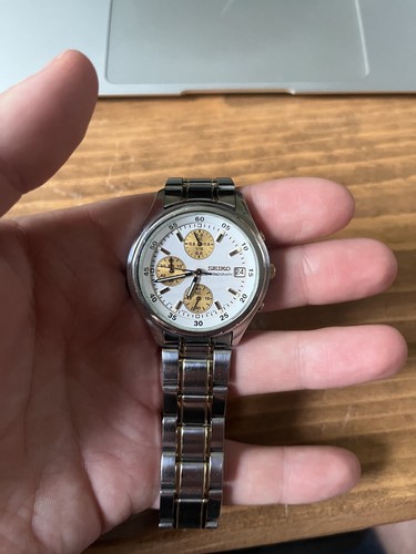 Vintage seiko chronograph gold - vintage,